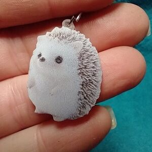 Cute hedgehog wire earrings